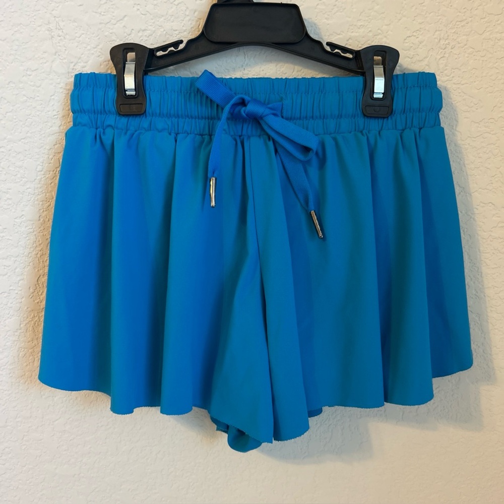 Liberty Pro Shorts, Girl's Size Small, Blue, Pull On, Athletic, Drawstring